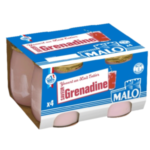 Grenadine whole milk yoghurt