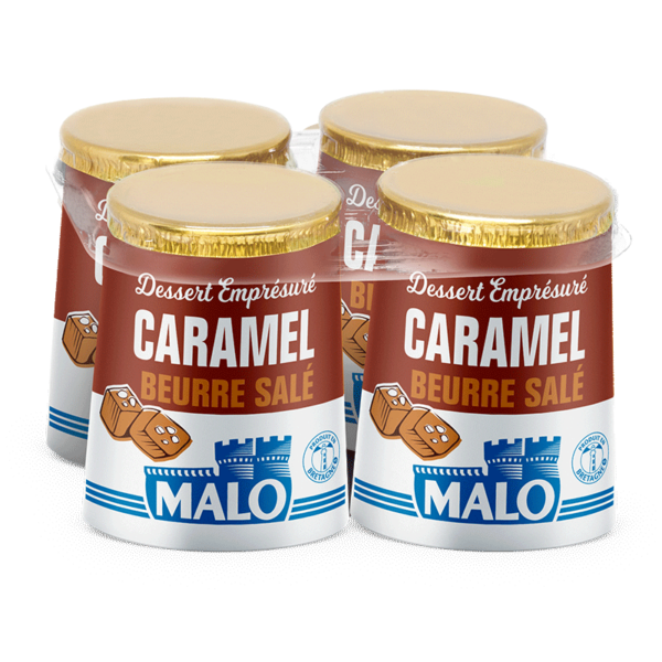 Malo Emprésuré Caramel au beurre salé x4